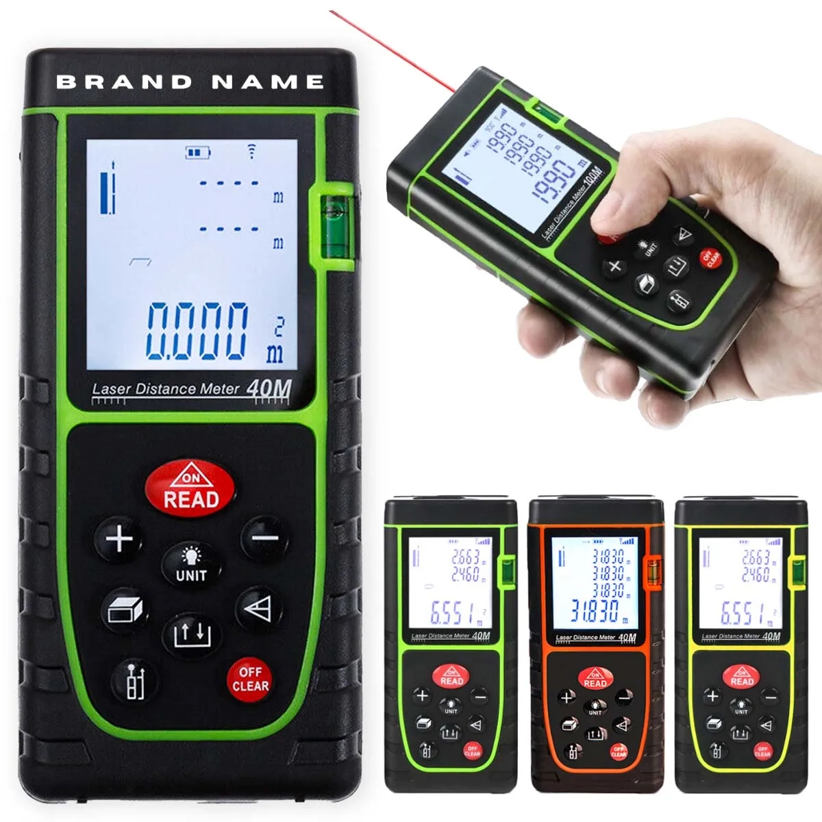 40/60/80/100M Laser Rangefinder Electronic Ruler 8