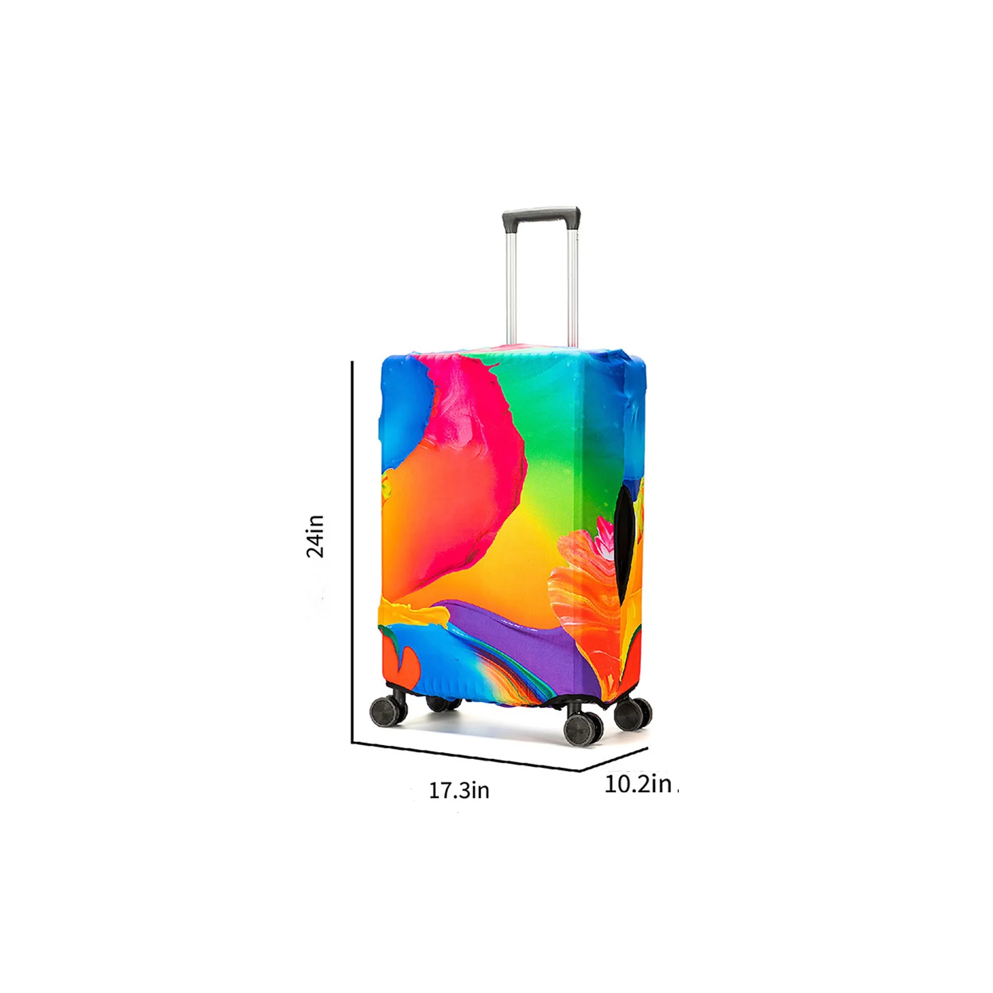 Full Color Luggage Stretch Protector Fits 22-24 Inch Lugga 2