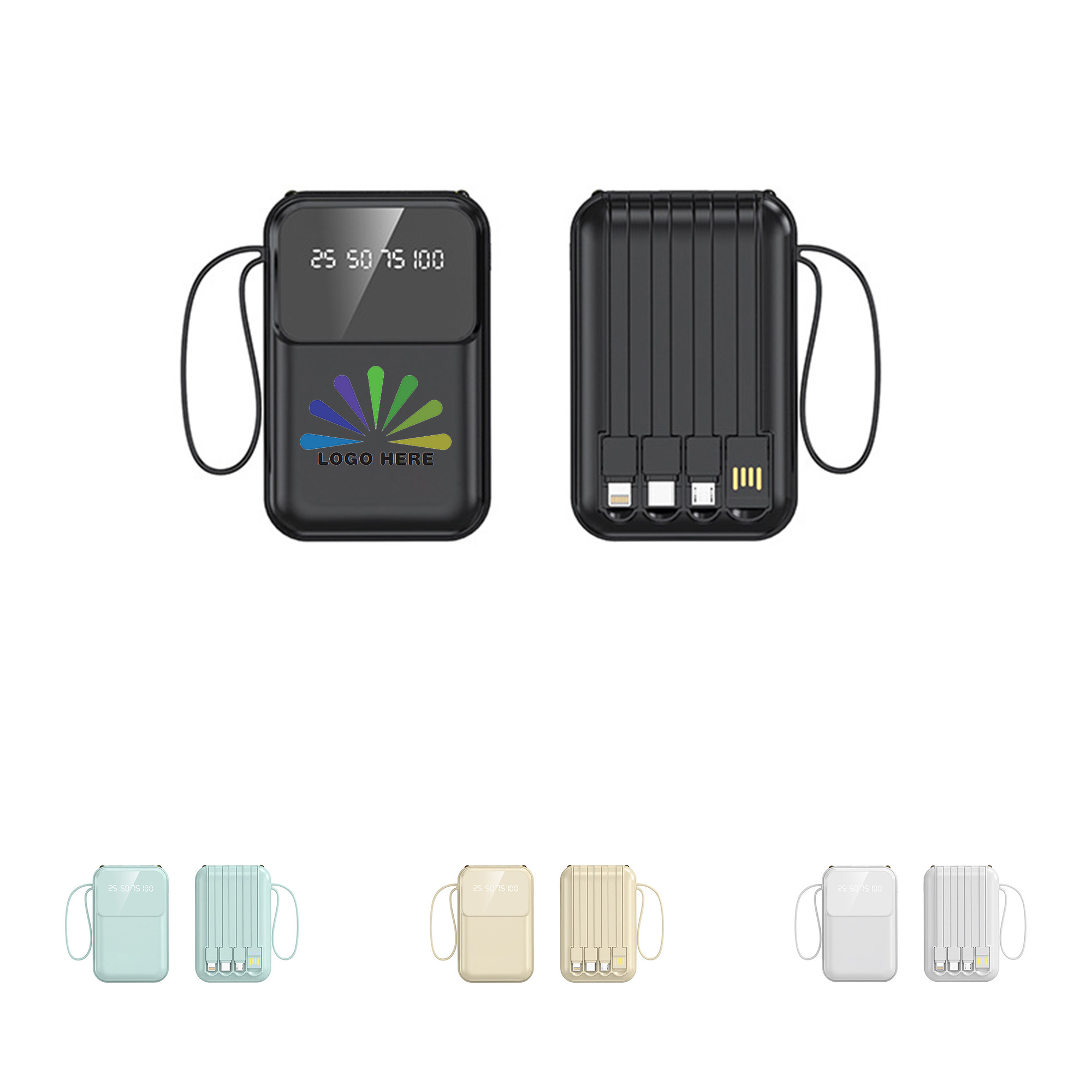 10000mA Four-Wire Mobile Power Supply 2