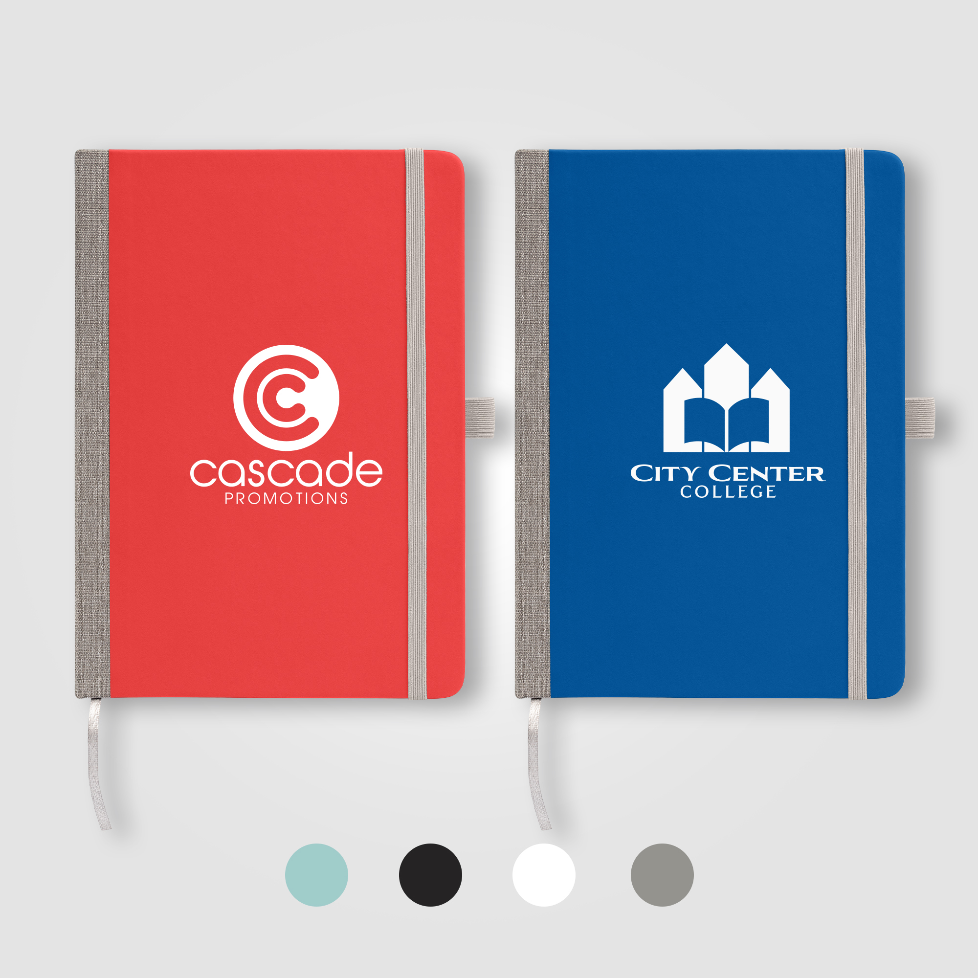 Steinbeck - Recycled Two Tone Hard Cover Notebook 25