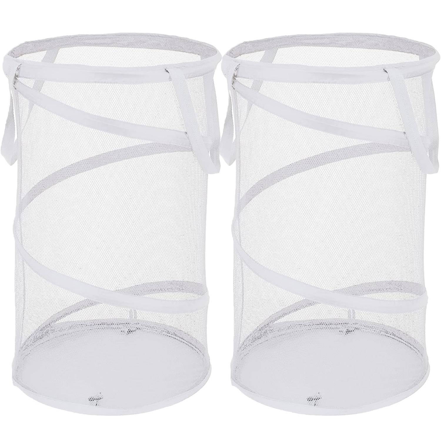 Large Collapsible Mesh Laundry Basket 2