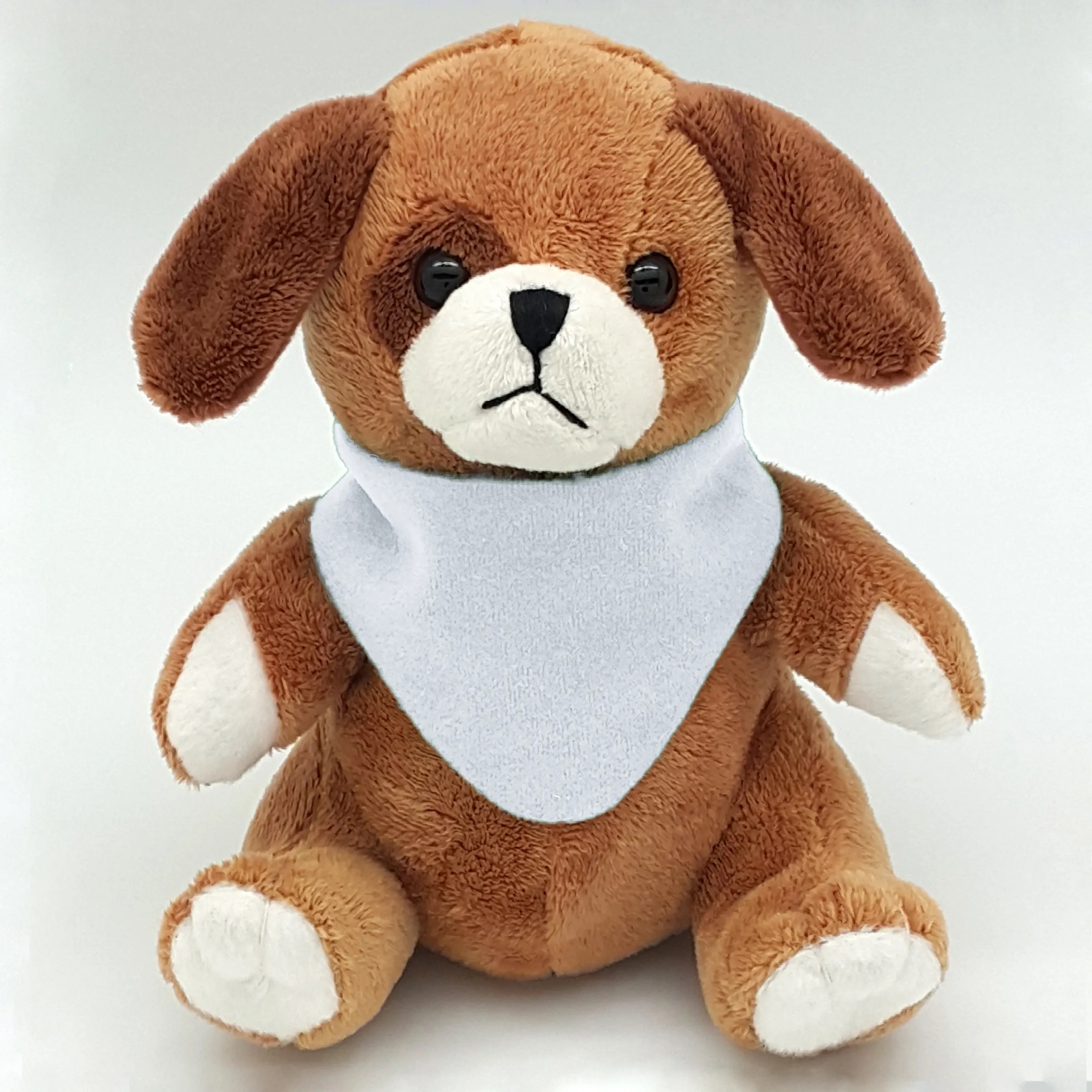 6" Beanie Dog with Embroidered Eyes 16