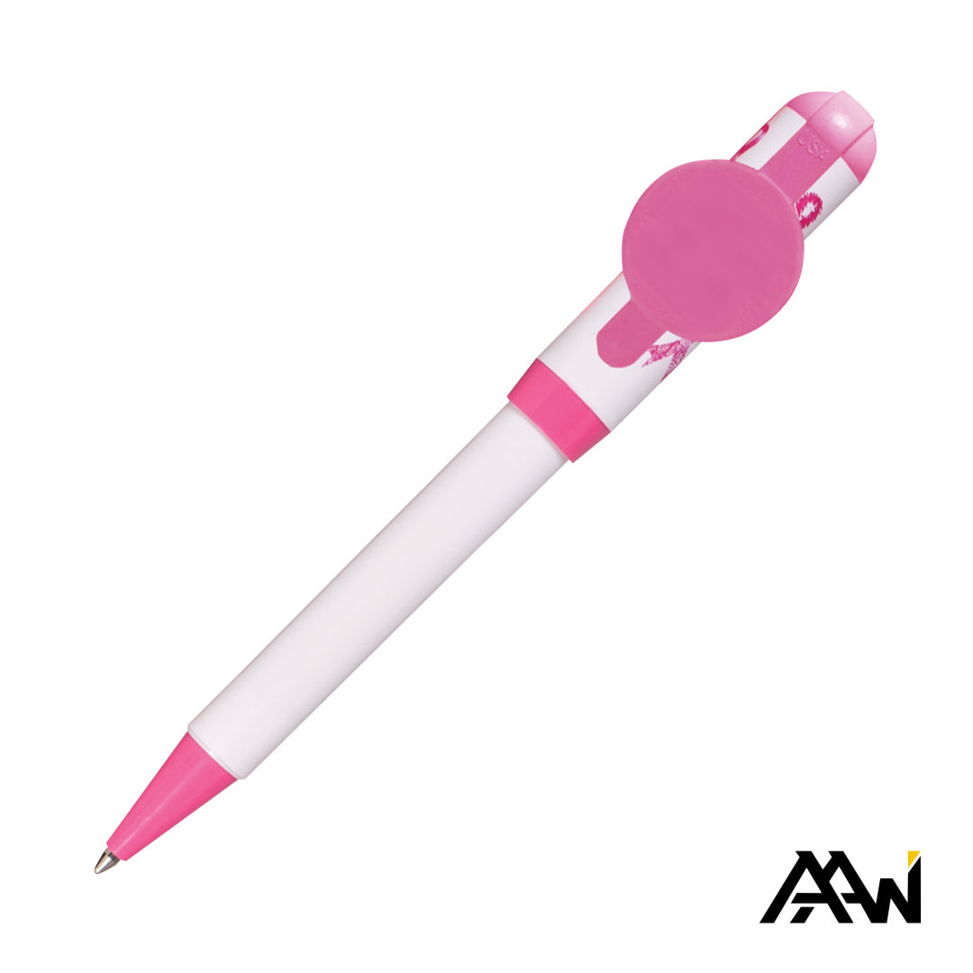 Jumbo QR Billboard Twist Pen - Decorated Cap 7