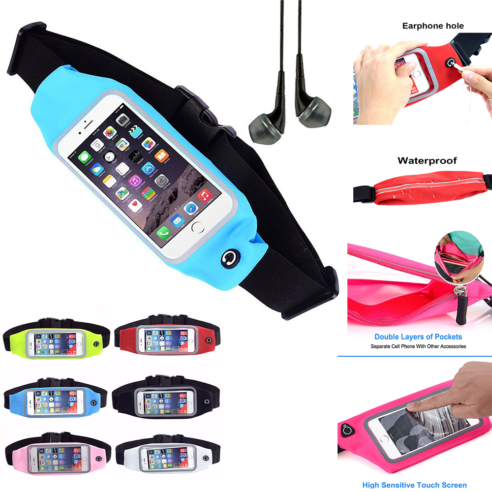 Touch Screen Waterproof Sports Running Waist Pack 2