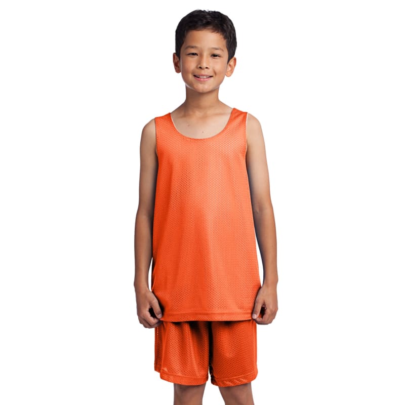 Sport-Tek Youth PosiCharge Classic Mesh Reversible Tank. 8