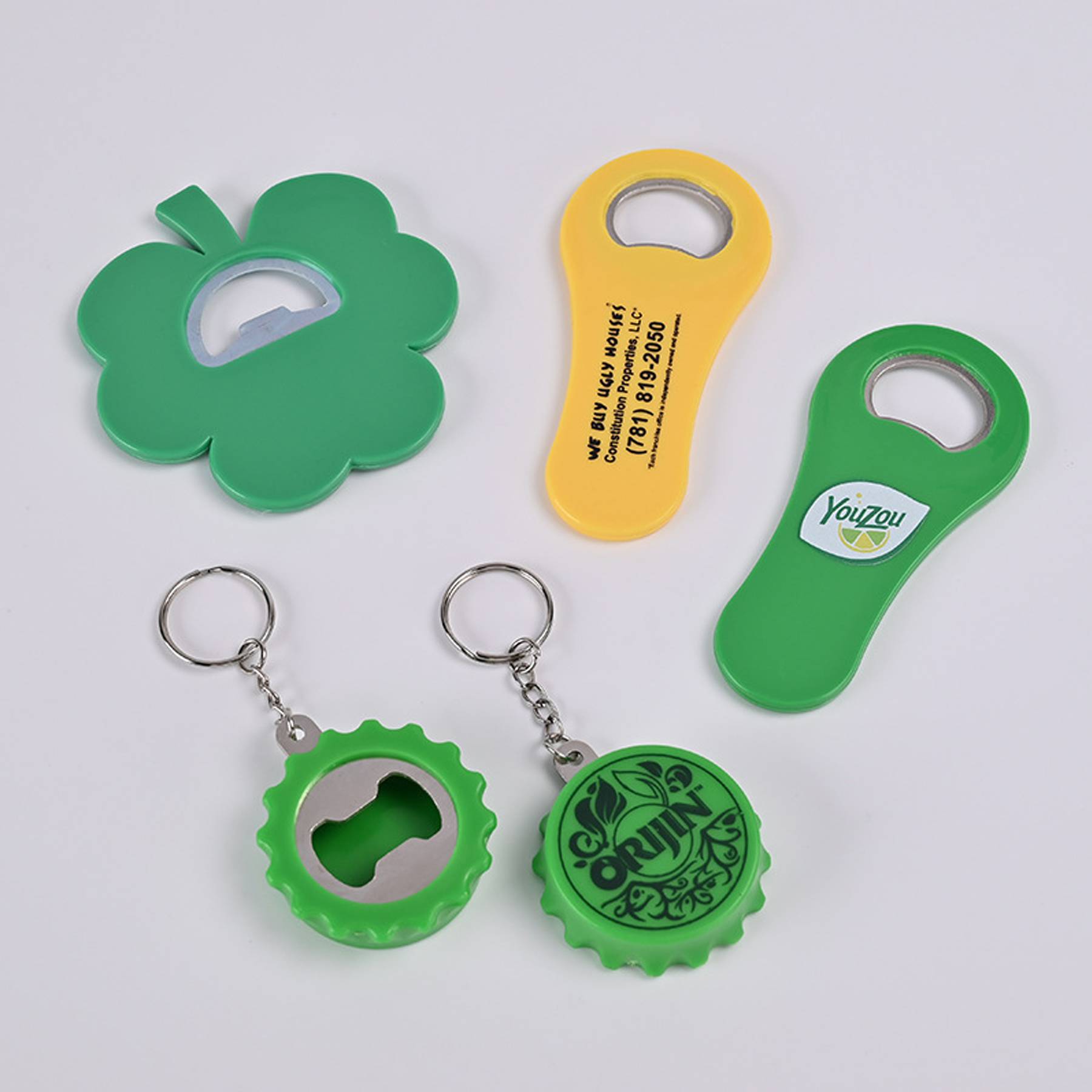 Shamrock Bottle Opener Keychain 5