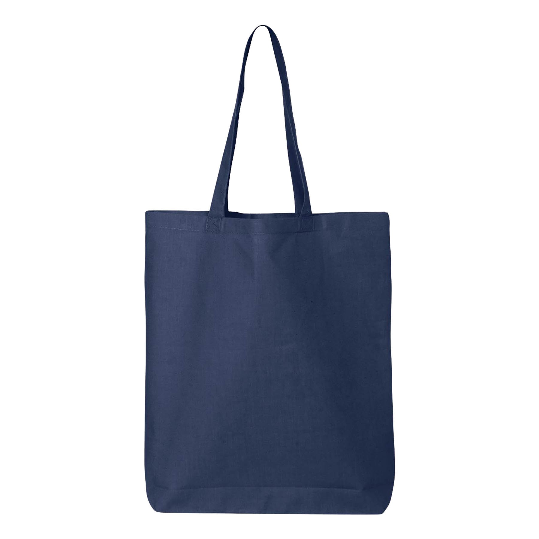6 oz. 100% Cotton Canvas Tote Bag w/Bottom Gusset 47