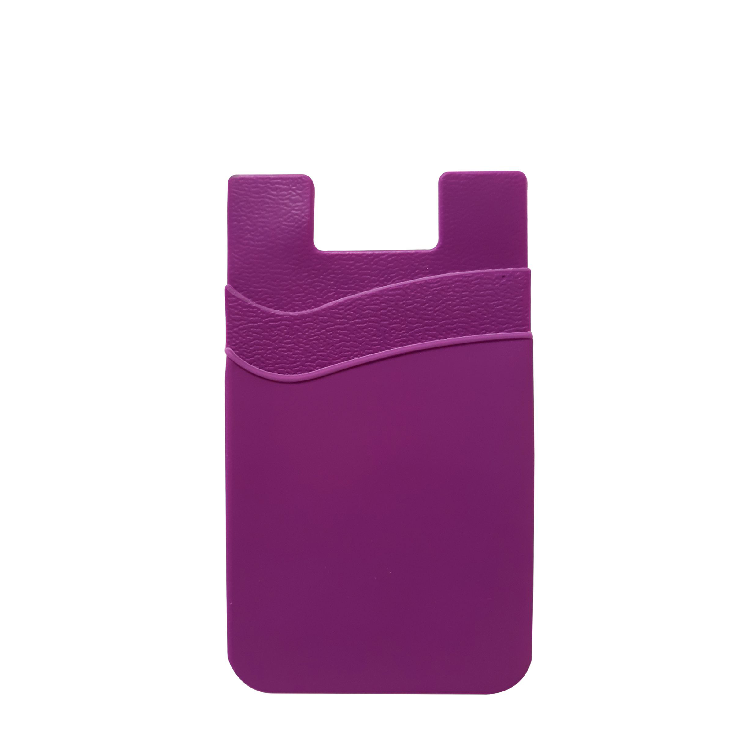 Dual Pocket Silicone Cell Phone Wallet 7