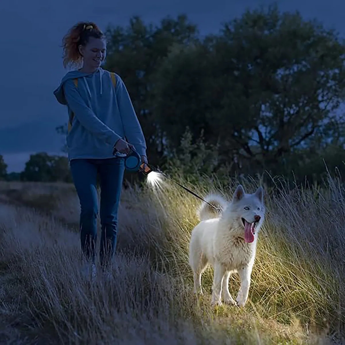Mini Solar LED Keychain Push Button Switch Flashlight 8