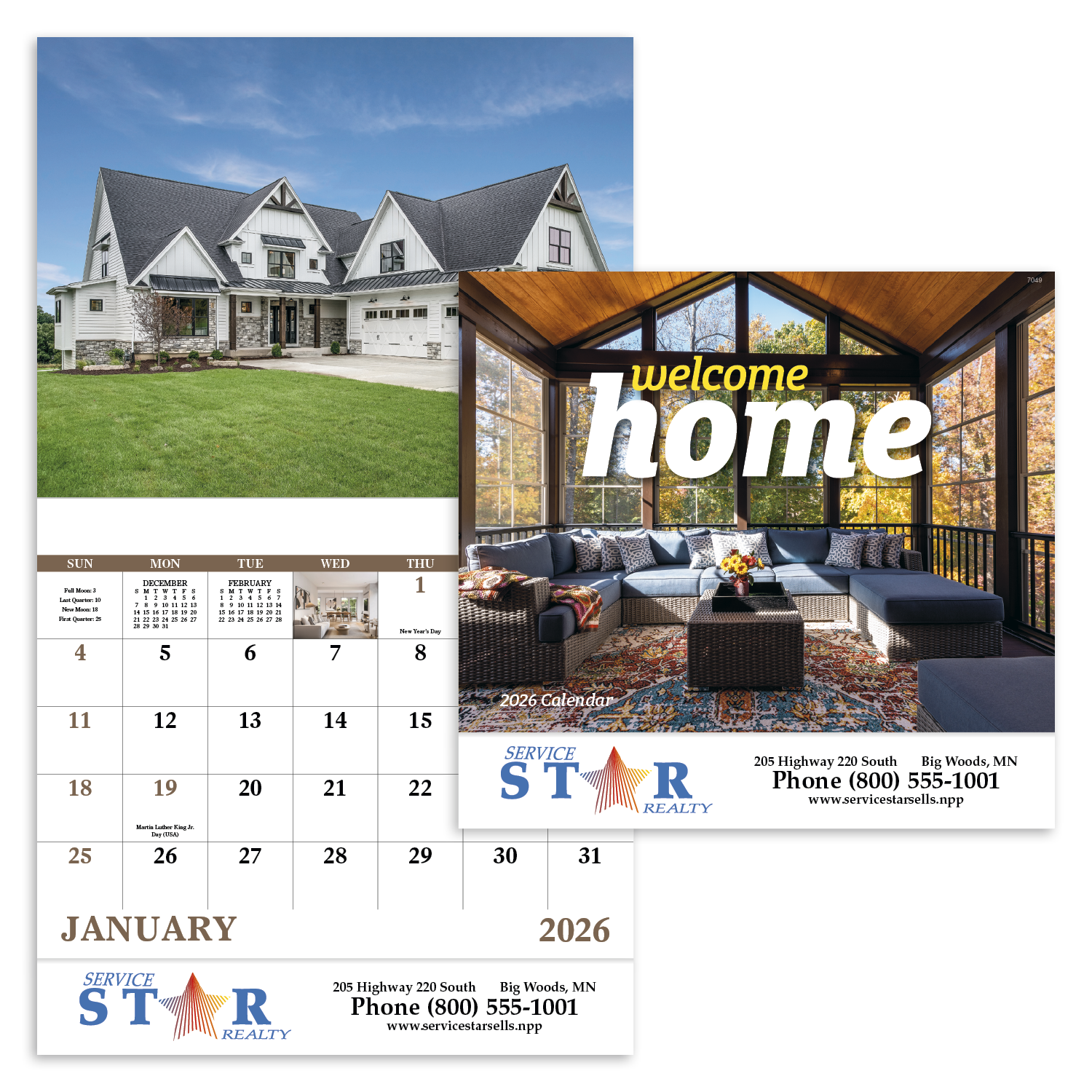 Good Value™ Welcome Home - Stapled Calendar 50