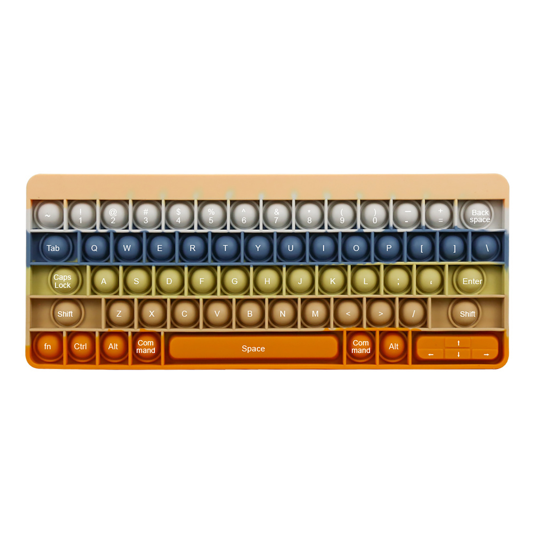 Colorful Keyboard Bubble Fidget Sensory Toy 6