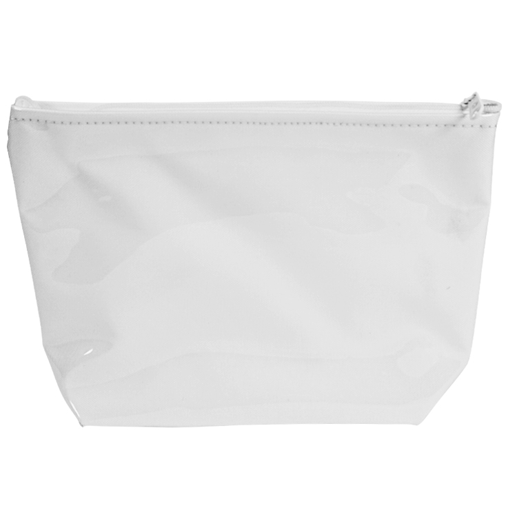 Small Sublimated Lined & Clear Exterior Pouch w/ Gusset 2