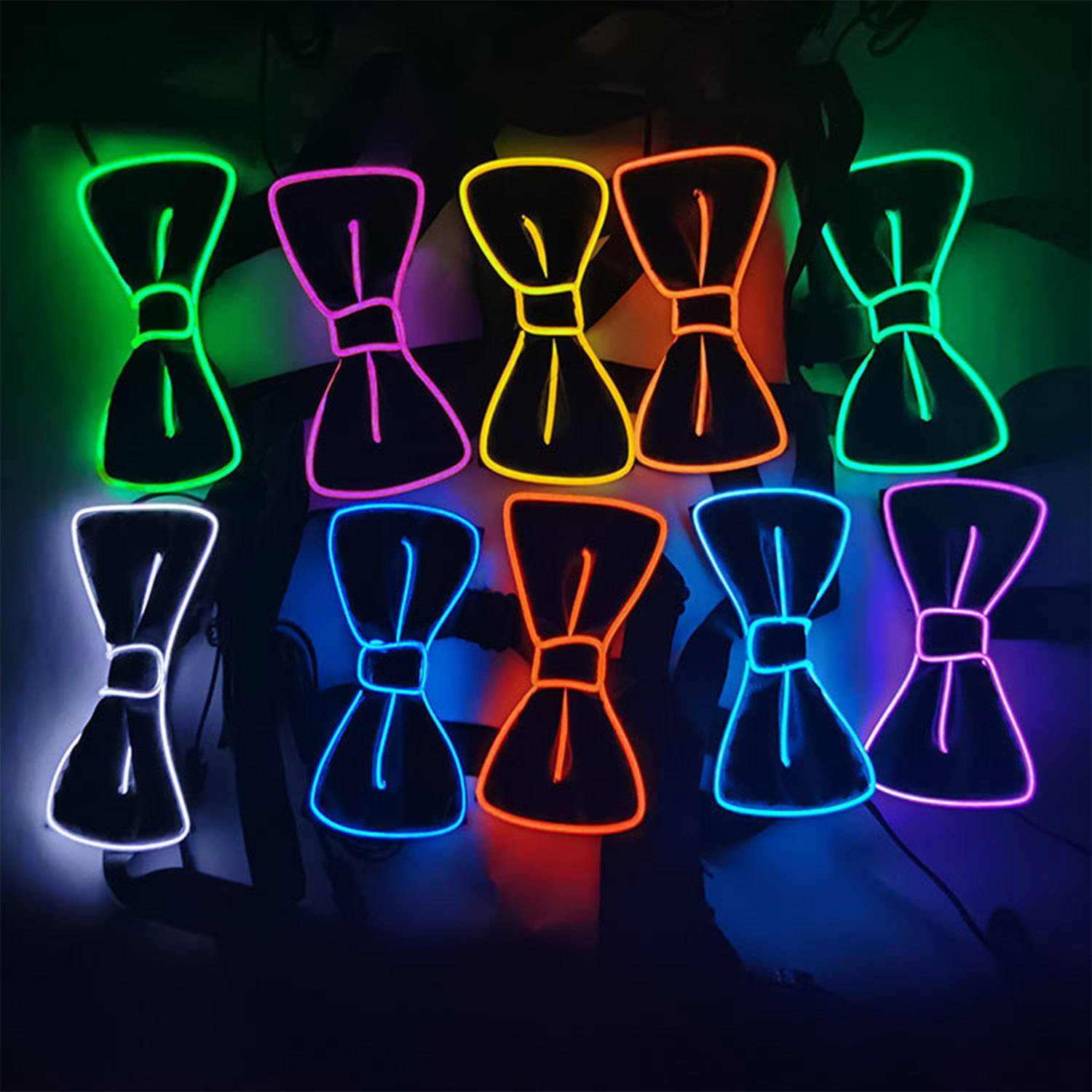 Adjustable LED Luminous Bow Tie 3