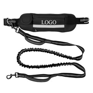 Hands Free Waist Dog Leash With Adjustable Belt 8