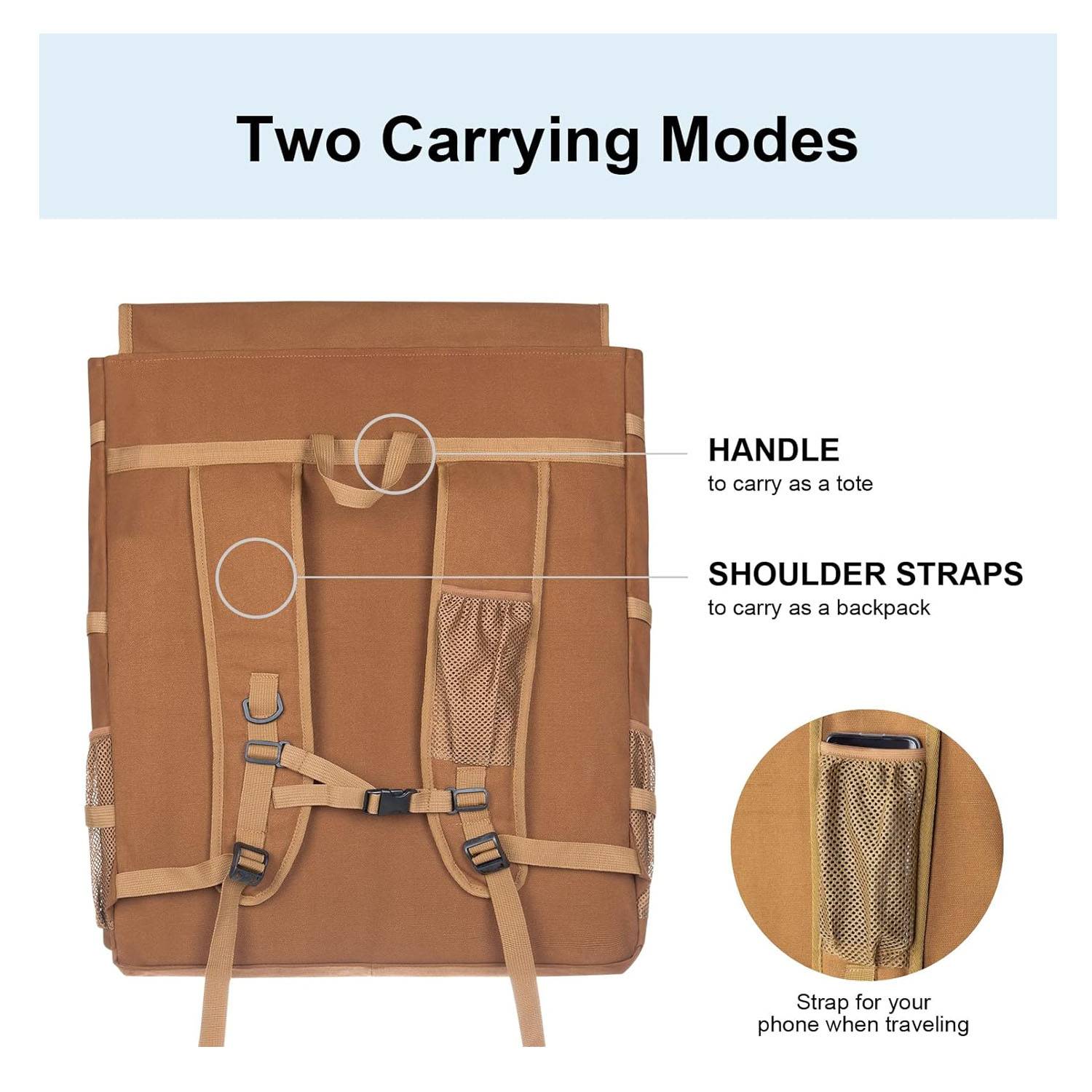 Heavy Duty Plein Air Artist Backpack 2