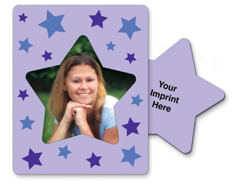 30 Mil Star Center Picture Frame Magnet - Full Color 2