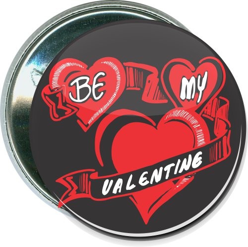 Be my Valentine, Valentines Day Button 1