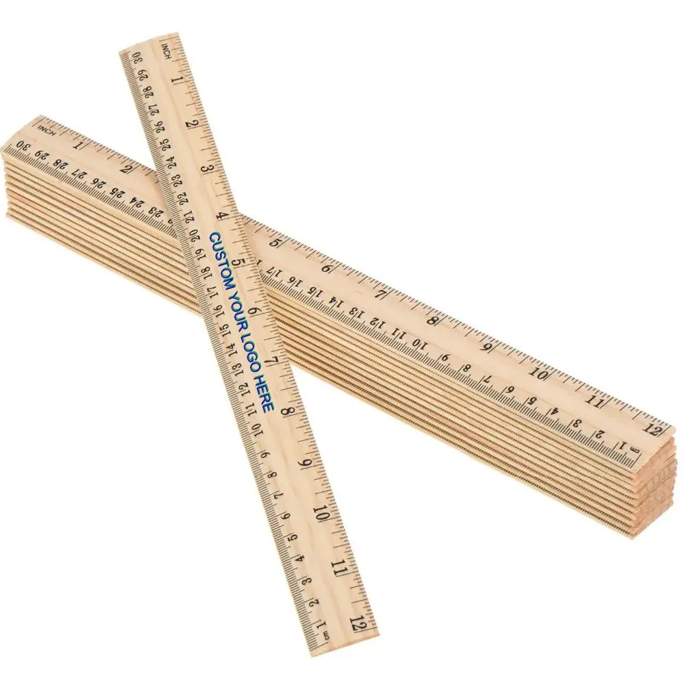 12"/ 30cm Wooden Ruler 6