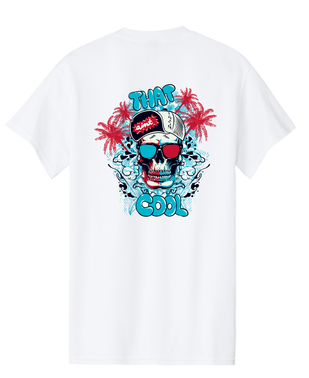 White 5.3 oz Heavy Cotton T-Shirt 1