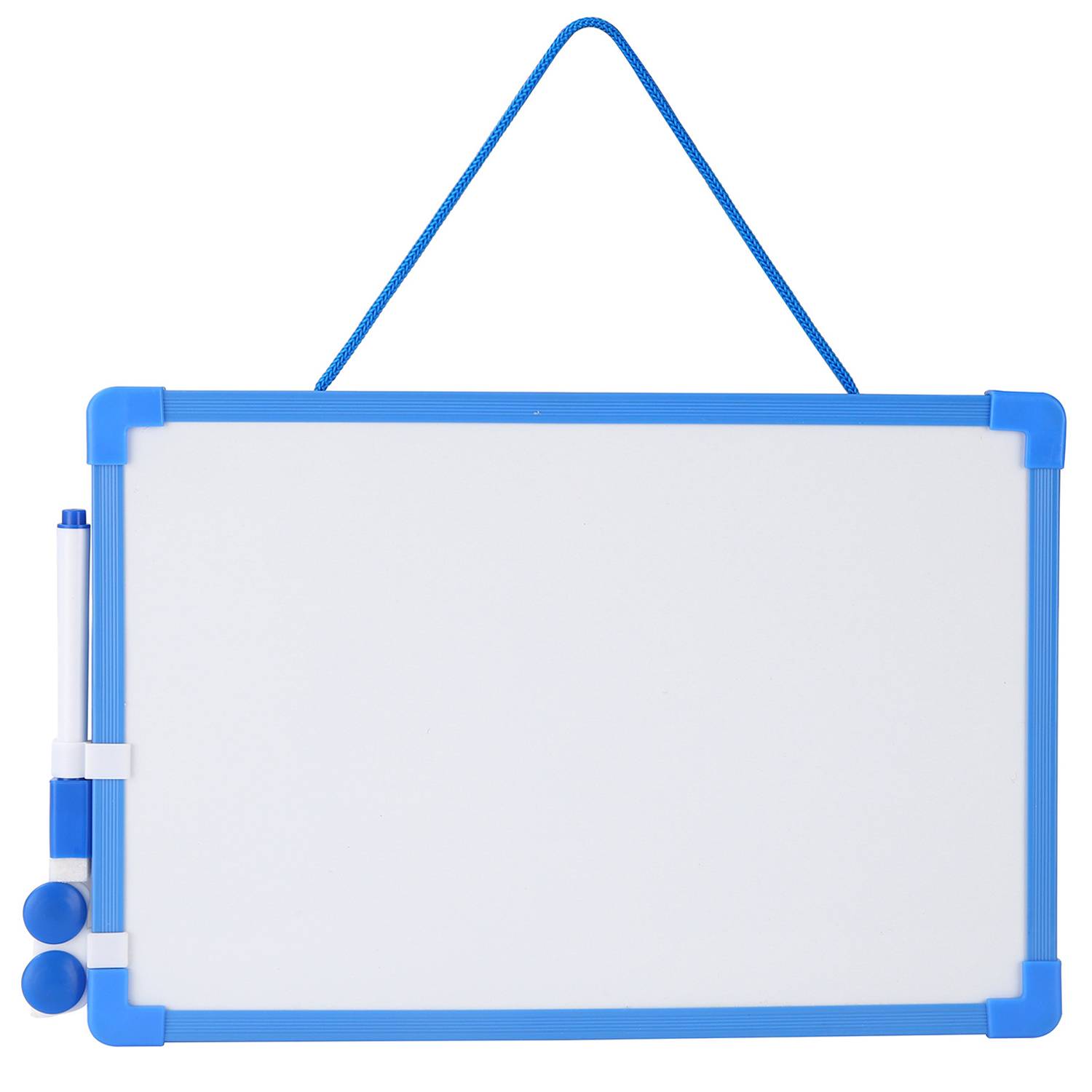 Compact Magnetic Double-Sided Dry Erase Whiteboard w/ Marker 3