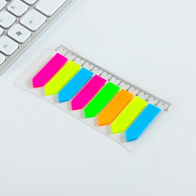 2 In 1 Sticky Notes with 12cm Ruler 8