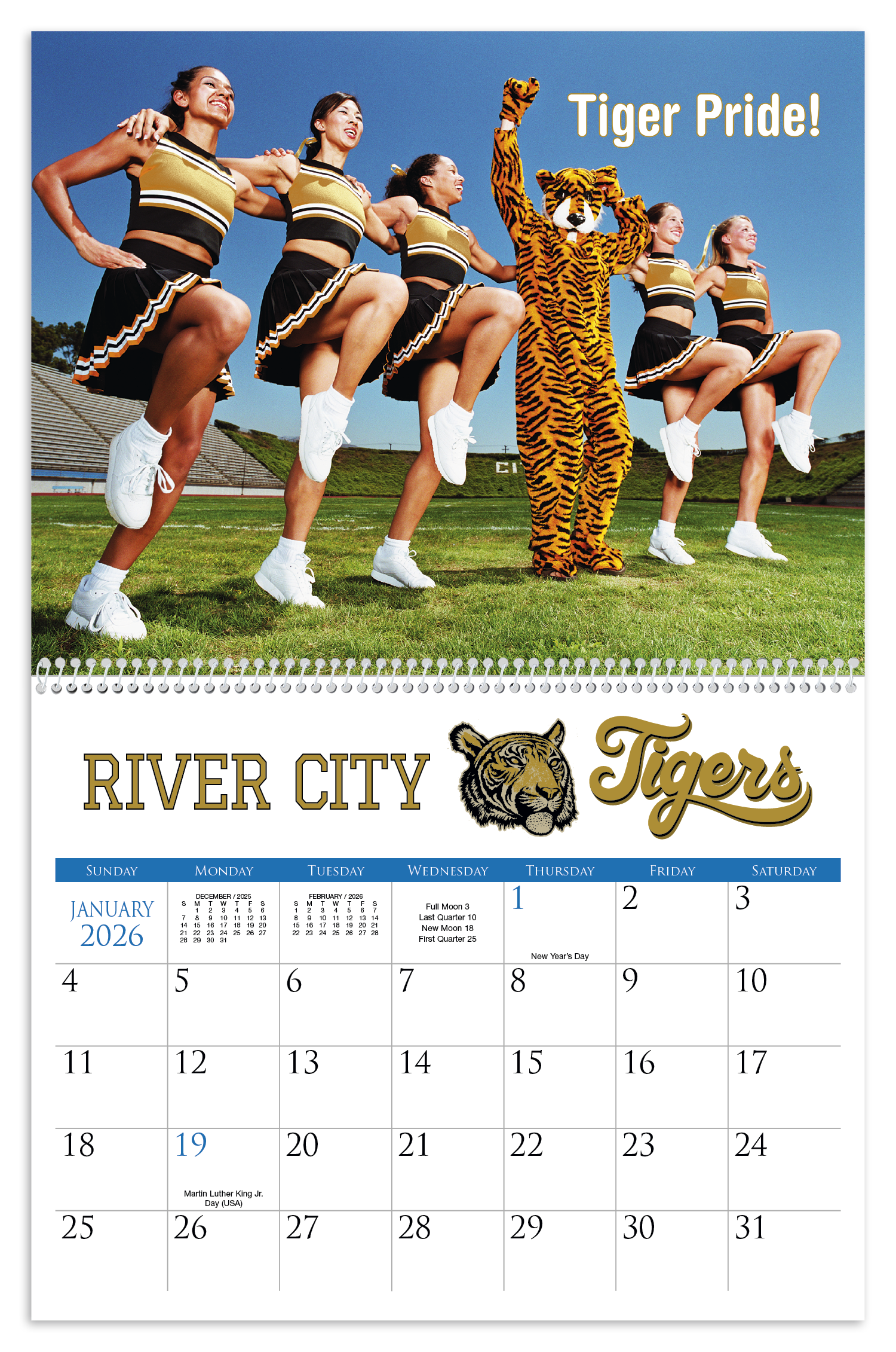 Triumph® Calendars Small Quantity Custom - Spiral Calendar 31