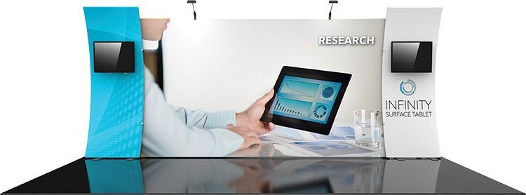 Formulate Designer Series 20ft Fabric Backwall Kit 12