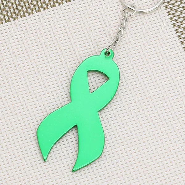 Aluminue Awareness Ribbon Keychain 3