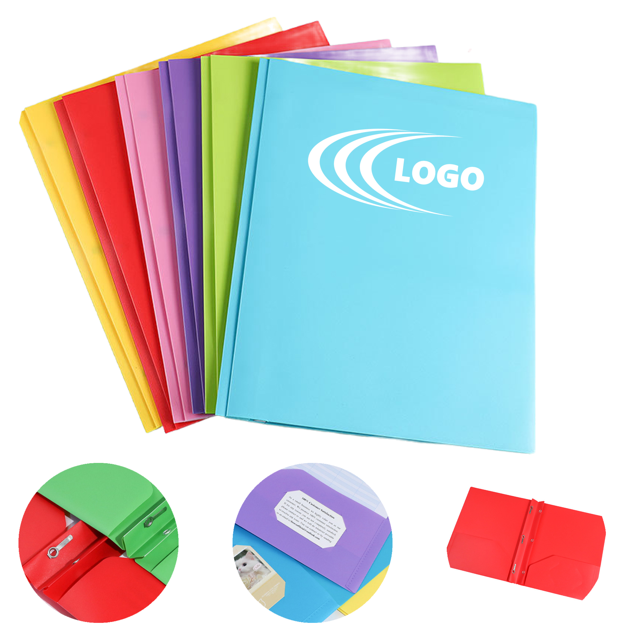 Lightweight PP Clips With Custom Logo Printing 1