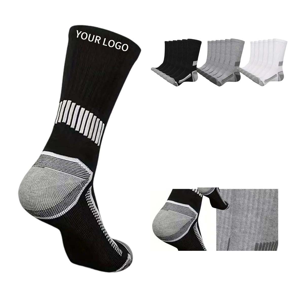 Basketball Mid Calf Socks with Cushioning 3