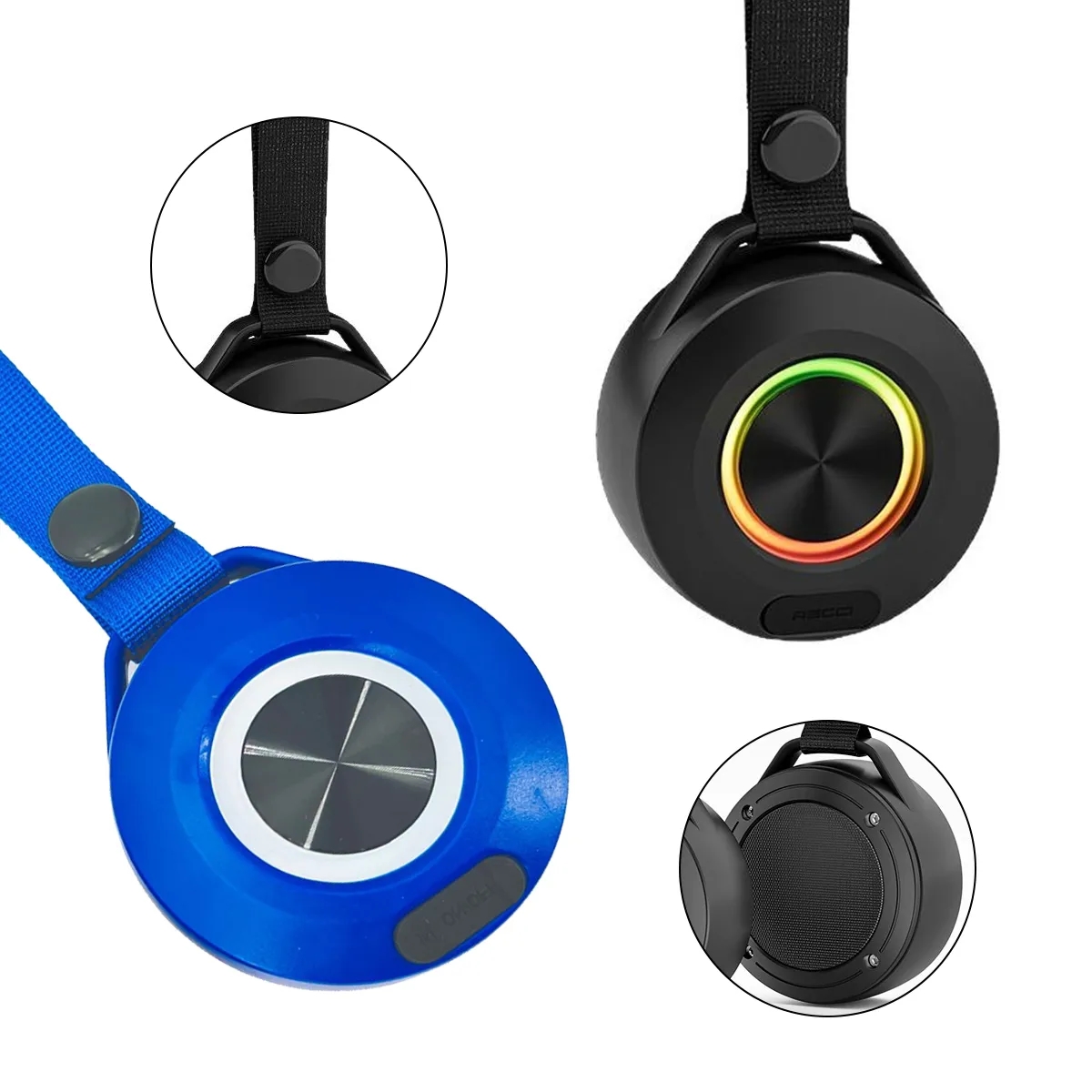 Portable Bluetooth Speaker With Hanging Strap 2