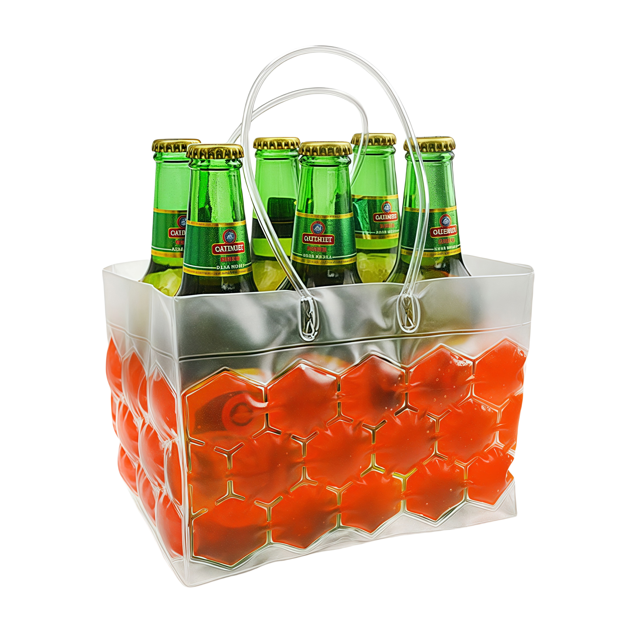 PVC Beer Cooler Bag - Insulated Beverage Carrier for Chilling 2