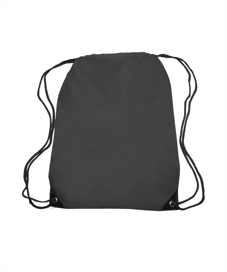 Union Printed - Black Trim Drawstring Bags 11