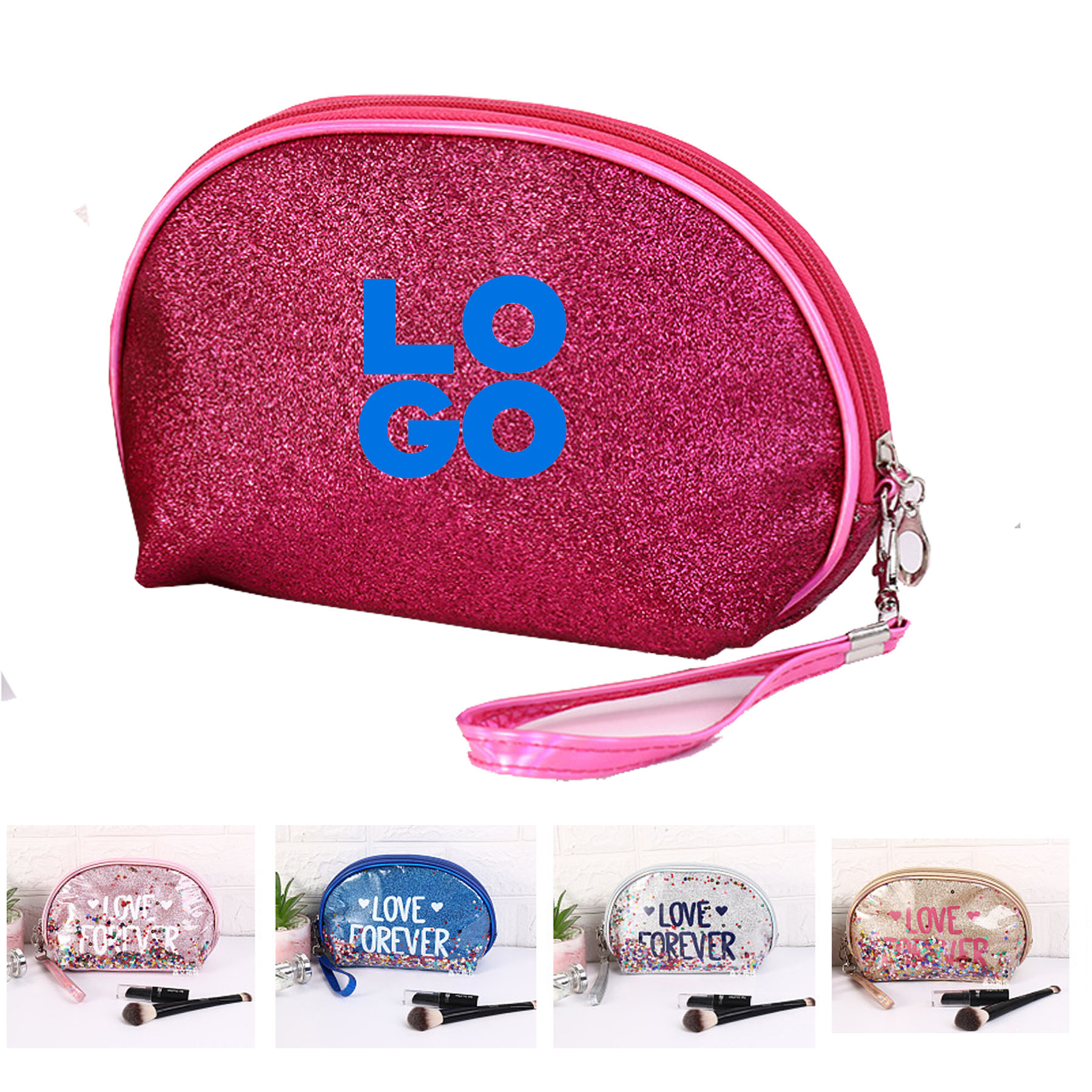 Sequin Cosmetic Bag 2