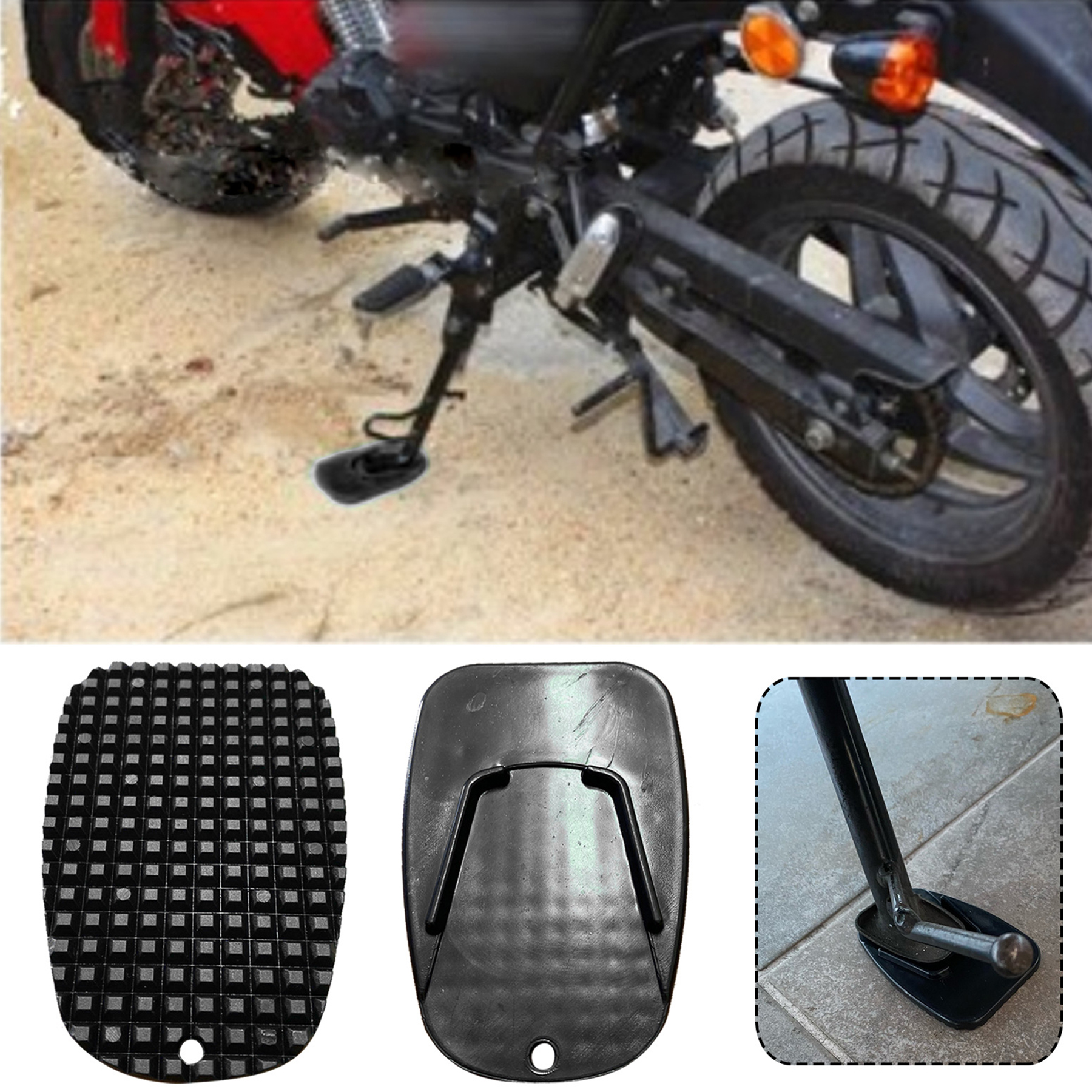 Motorcycle Stand Support Plastic Pad 2