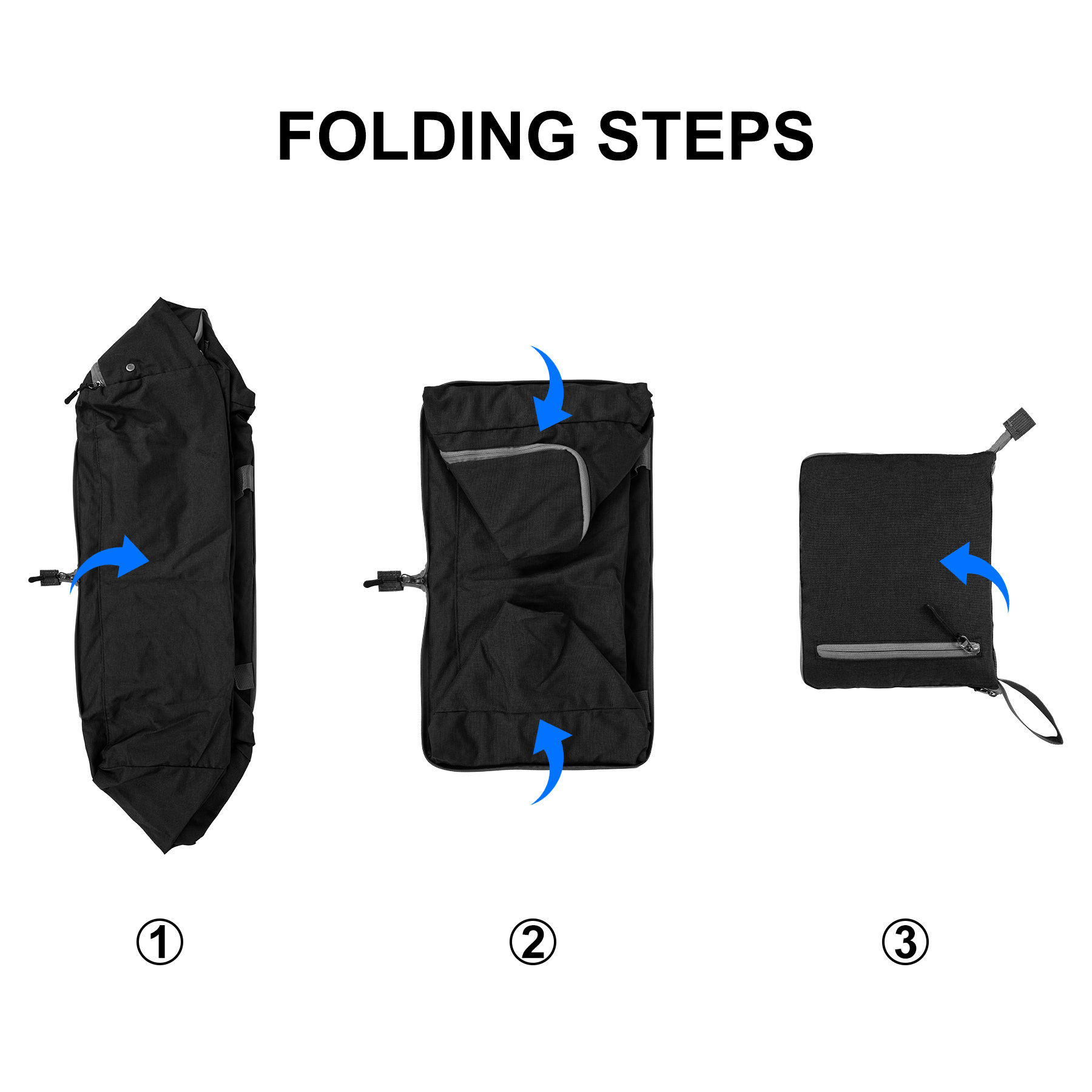 Foldable Travel Duffle Bag With Shoes Compartment 7