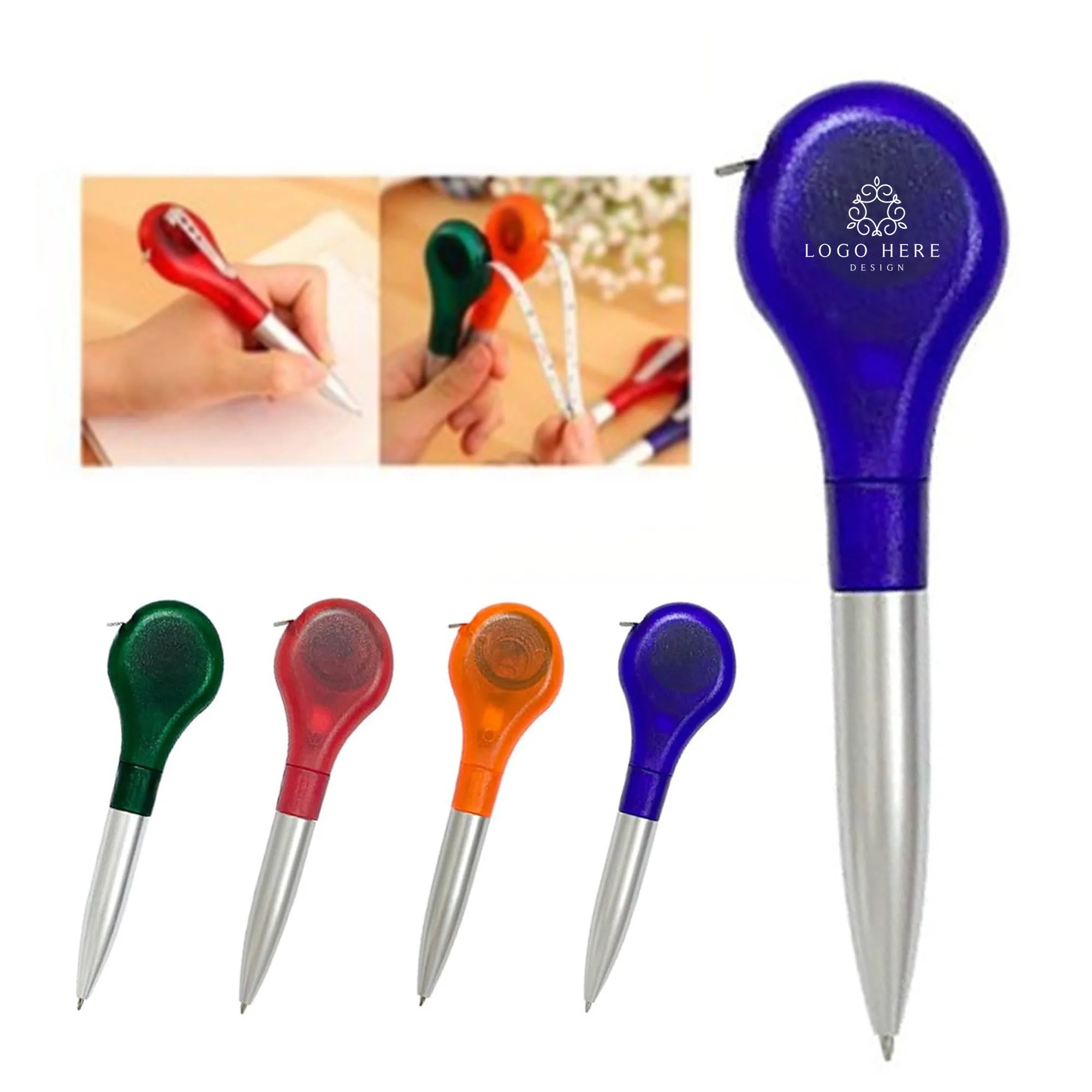 Plactic Pen with Tape Measure 4