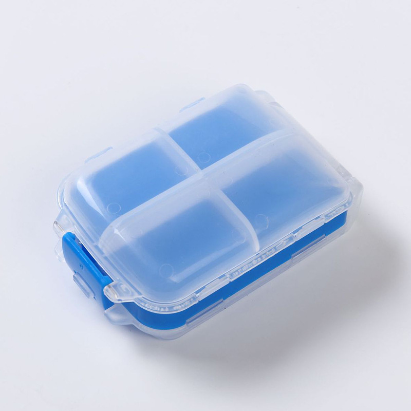 8 Compartments Pill Organizer Portable Pocket Pill Box Dispenser 15