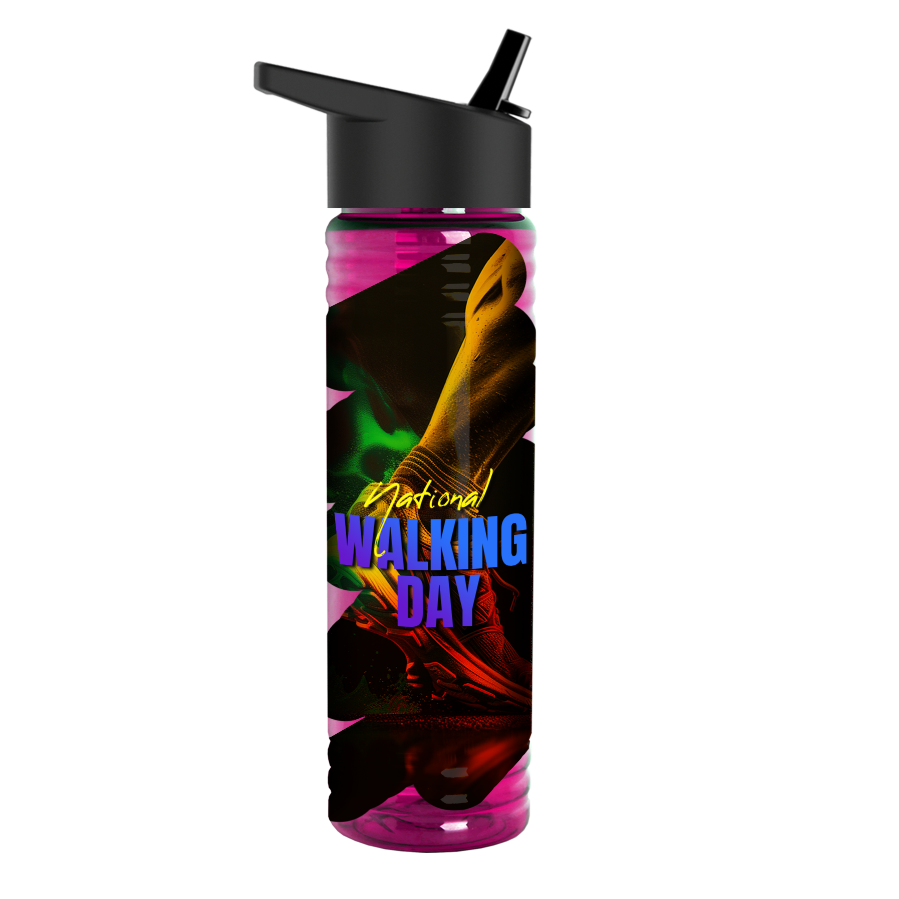 Garyline® Slim Fit Bottle with Flip-Straw Lid - 24 oz. 462