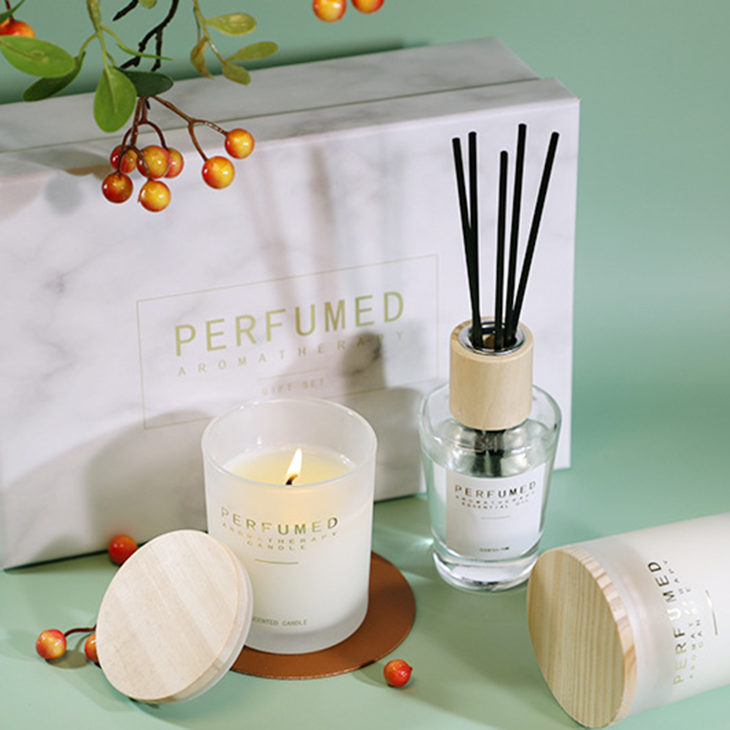 Scented Candle Gift Box Set 4