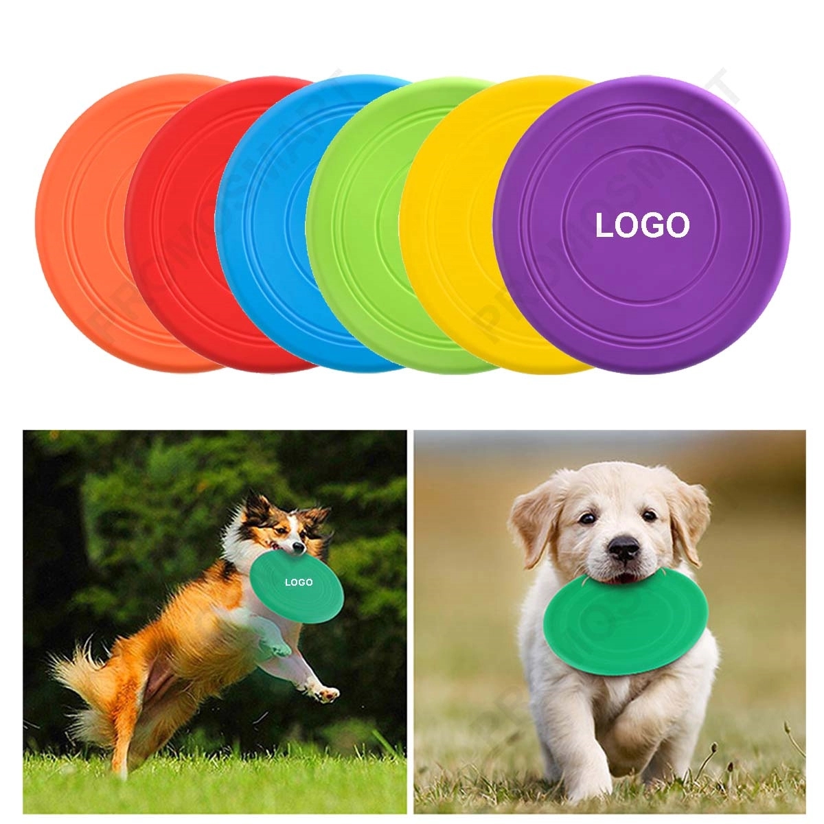 7" Outdoor Soft Pets Training Flying Discs 2