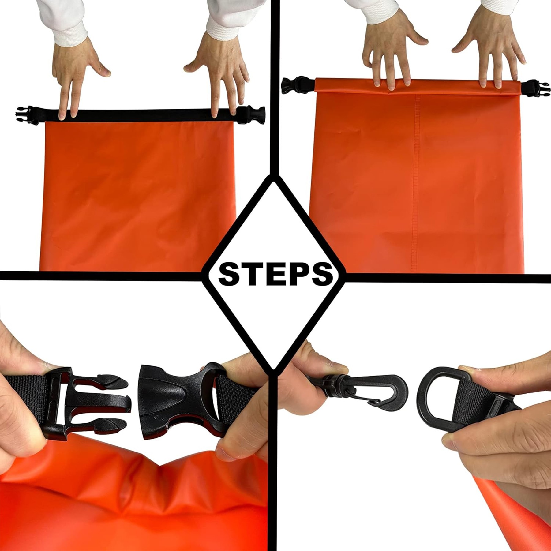 10L Beach Bucket Bag Rafting Dry Bag 2
