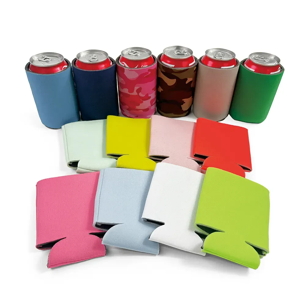 Beverage Insulator Cooler Pocket Can Coolie - 3 Side Imprint, custom koozie with logo imprint 7