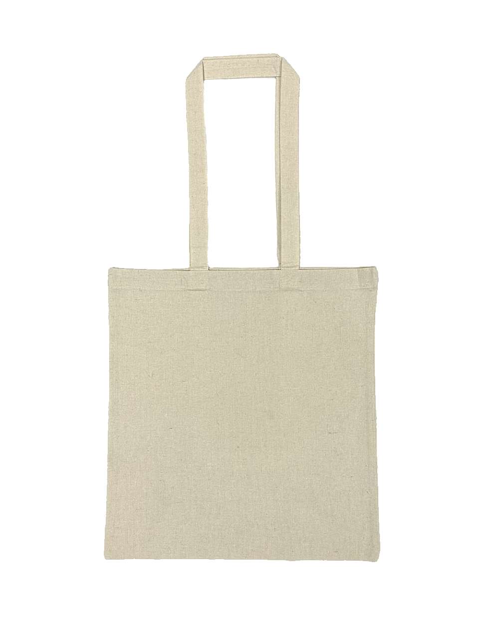 Lightweight Recycled Canvas Tote Bag with Extended Handle - 8505R, custom tote bag with logo imprint 38