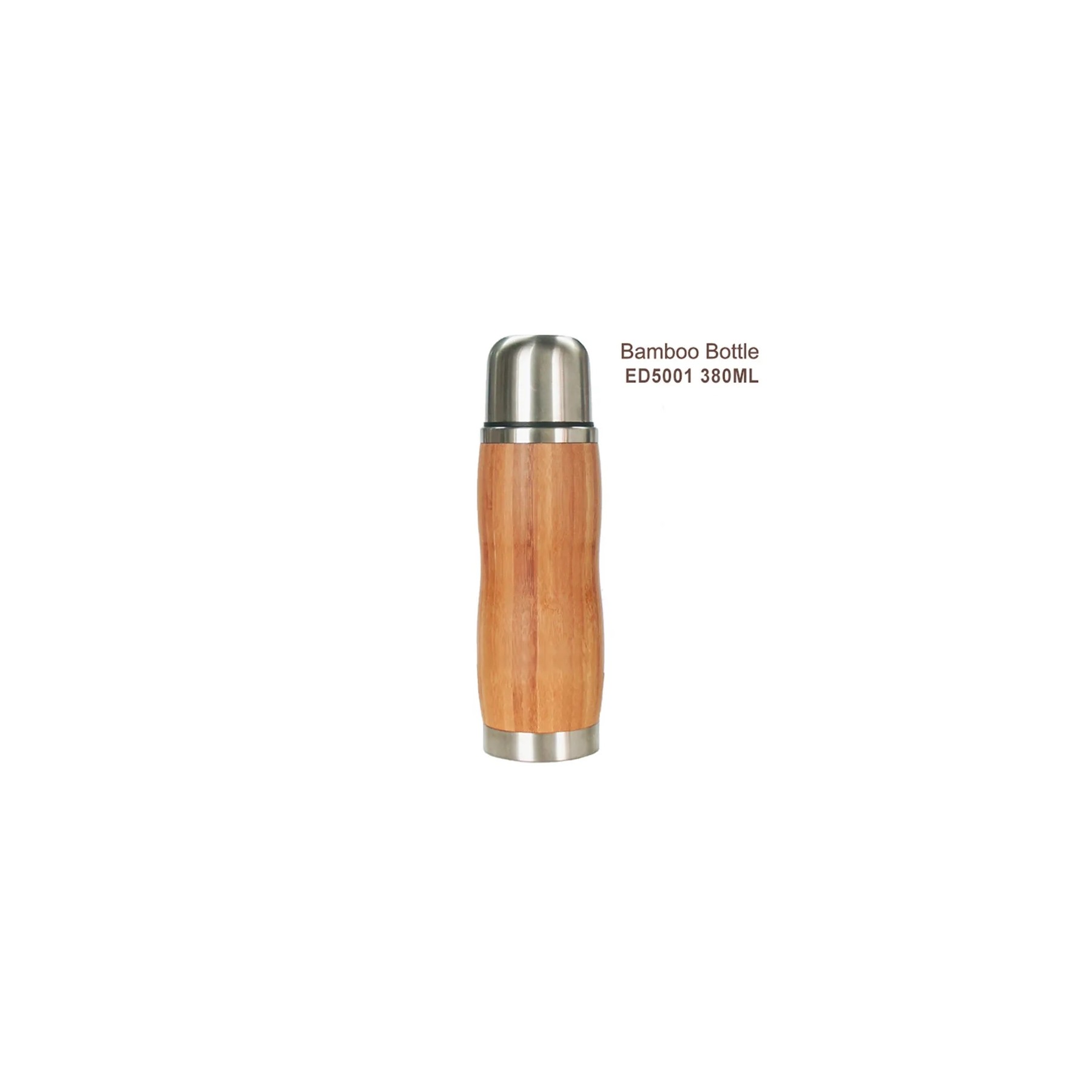 13Oz Bullet-Shaped Bamboo Insulation Cup 2