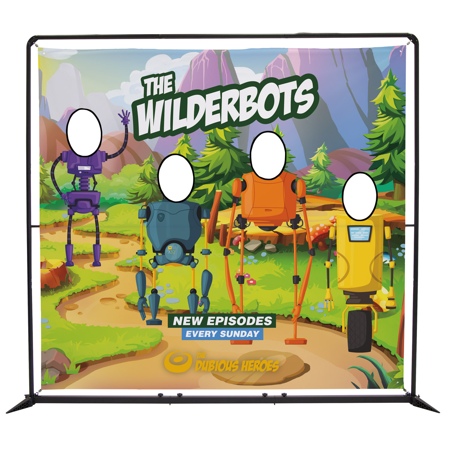8.5' FrameWorx Quad Face Cutout Kit (Single-Sided) 4