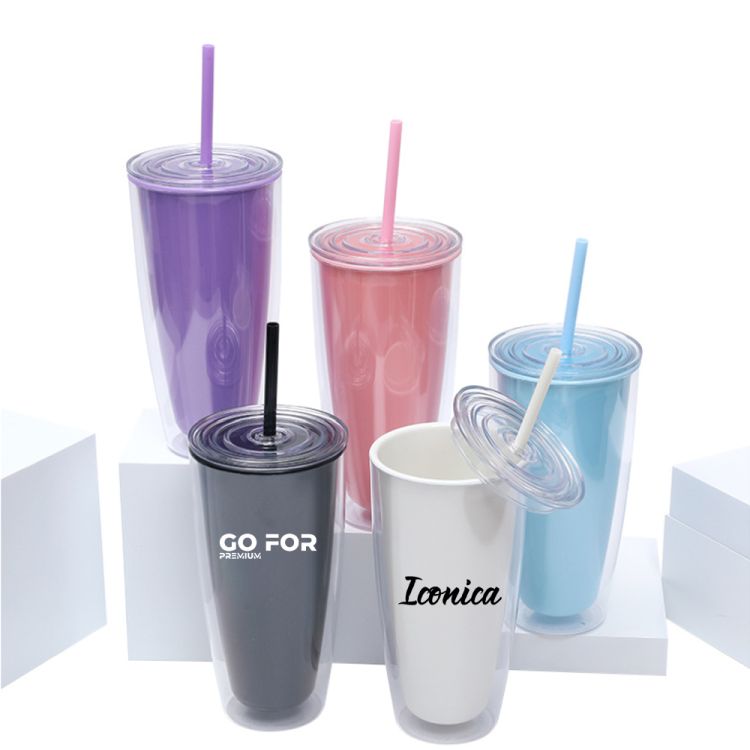 24 oz Double-Wall Straw Cup 2