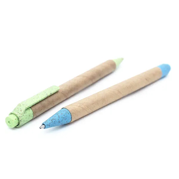 Eco Paper Wheat Straw Ballpoint Pen 3