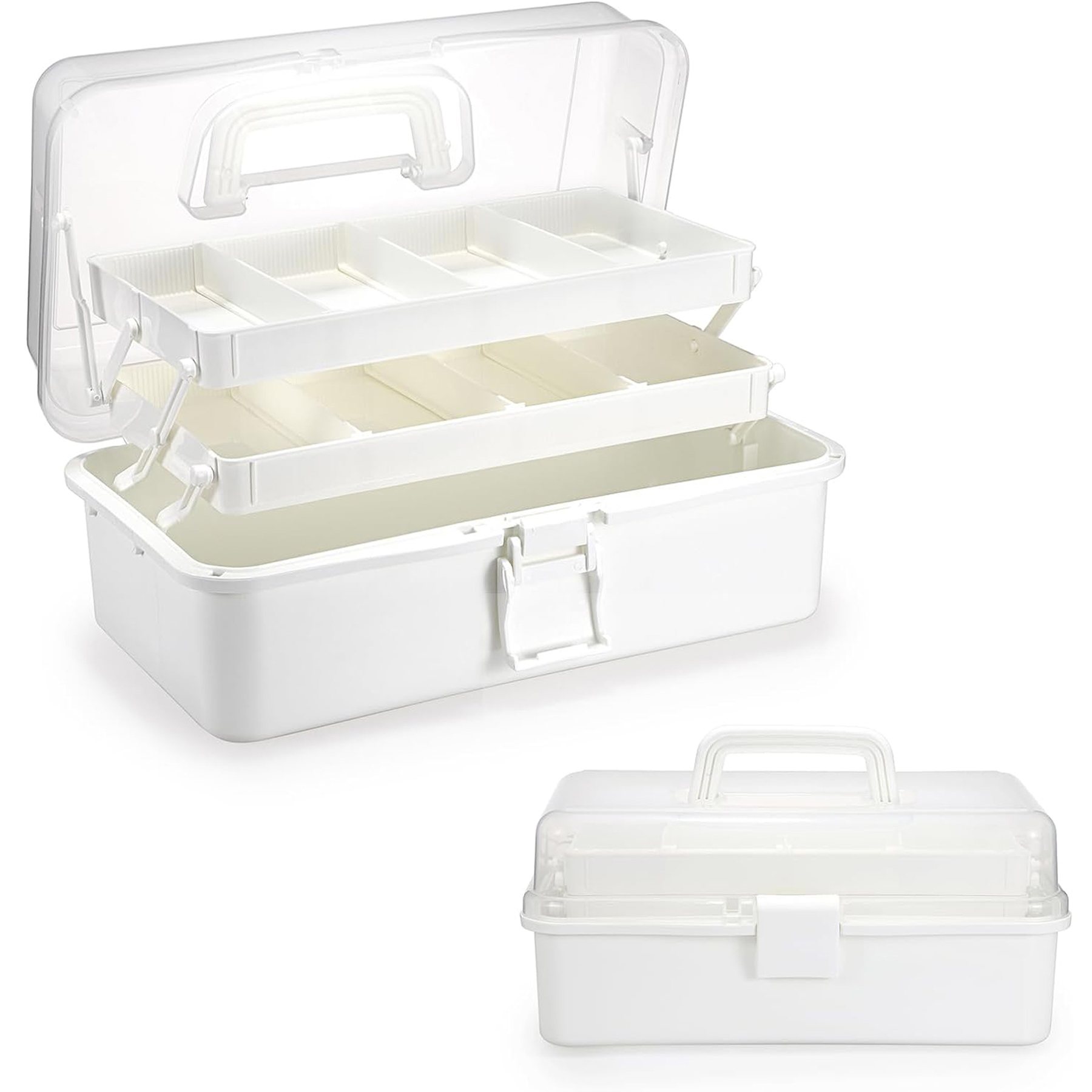 3-Tier Plastic Storage Box Craft Organizer 4