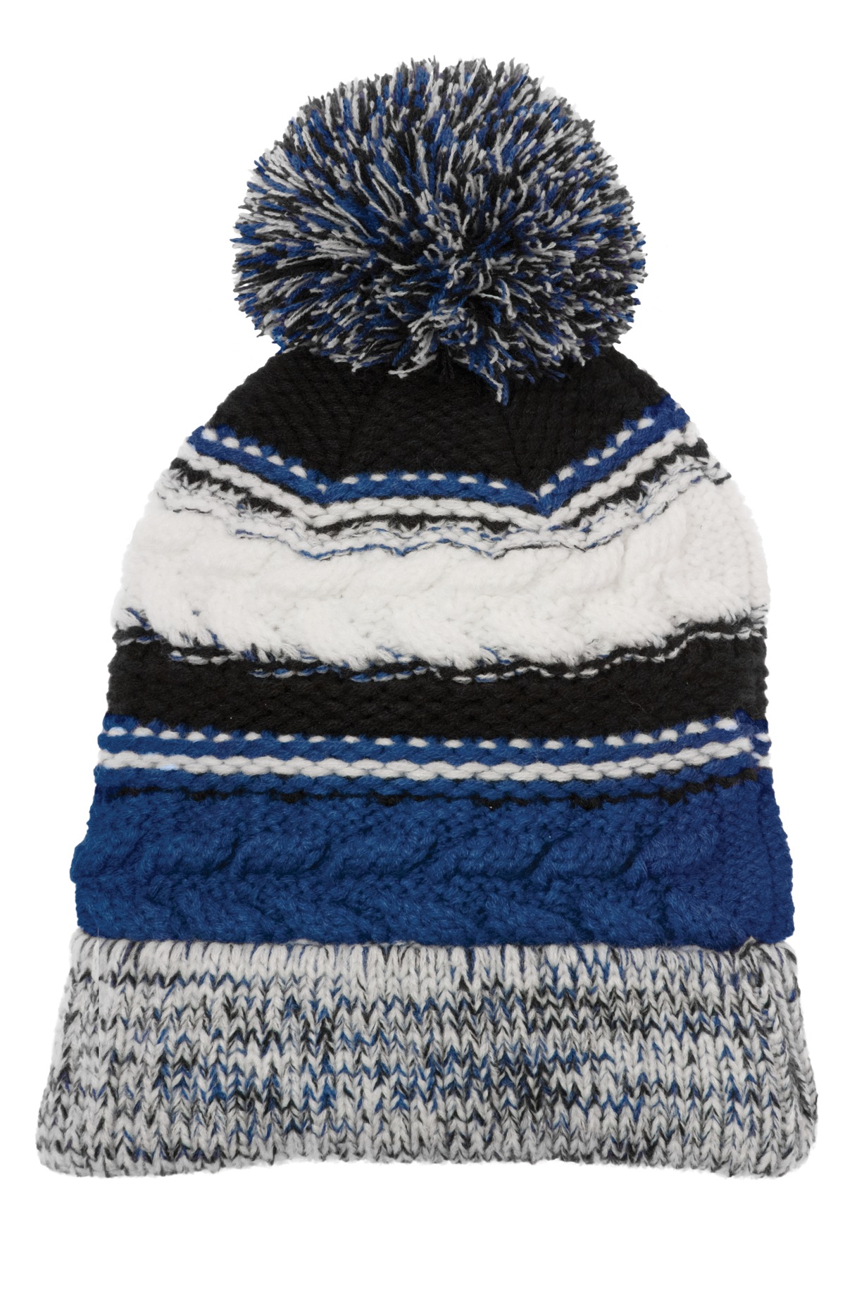 Sport-Tek Pom Pom Team Beanie. STC21 5